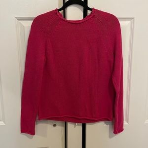 J. Crew Hot pink sweater